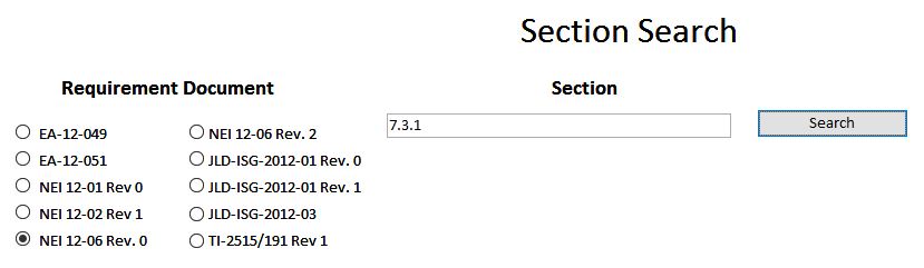 TI-2515/191 Section Search